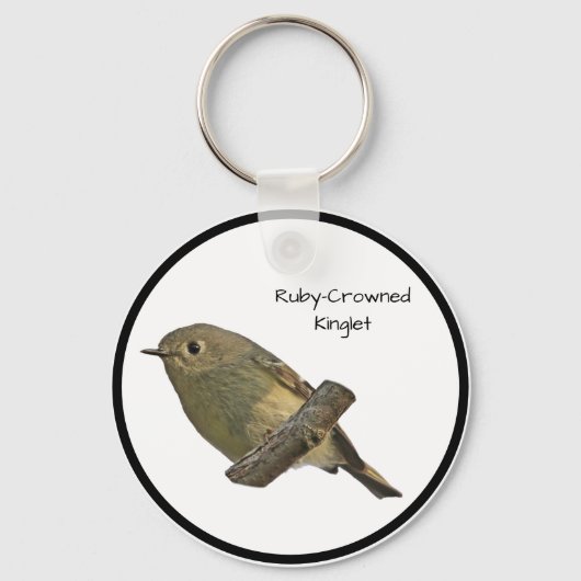 Porte-clés Ruby-Crowned Kinglet (Recto)