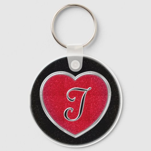 Porte-clés Ruby et Onyx Heart Keychain (Recto)