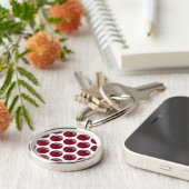 Porte-clés Ruby Gemstone Porte - clé (Côté)