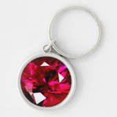 Porte-clés Ruby Gemstone Porte - clé (Devant)