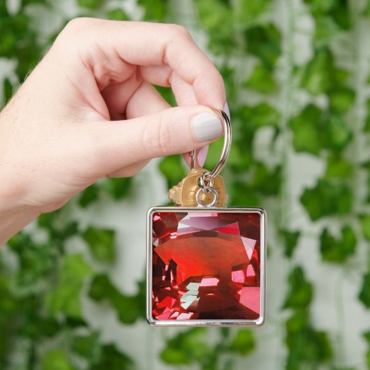 Porte-clés Ruby Gemstone Red (main)