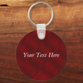 Porte-clés Ruby Motif rouge et noir (Recto)