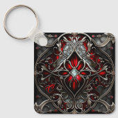 Porte-clés Ruby Radiance Bonne Anniversaire Cancerian (Recto)