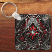 Porte-clés Ruby Radiance Bonne Anniversaire Cancerian (Recto)