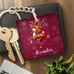 Porte-clés Rudolph Le Nez Rouge Noël