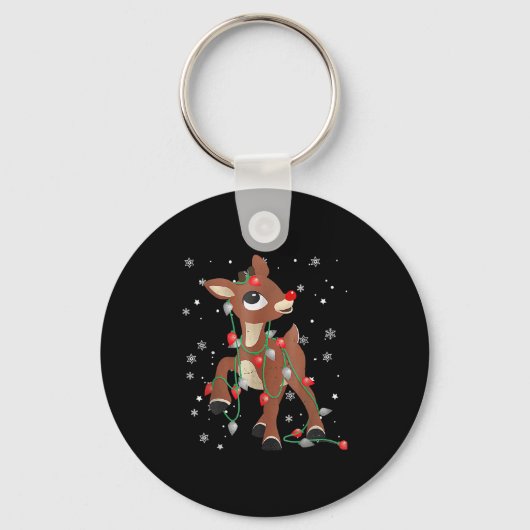 Porte-clés Rudolph The Red Nose Reindeer For Kids And Christm (Recto)