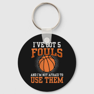 Porte-clés Rue de Basket-ball Inspiration Drôle de Fan de Foo