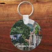 Porte-clés Rue de pierre étroite à Dubrovnik (Recto)