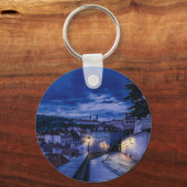 Porte-clés Rue du soir à Prague (Recto)
