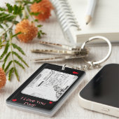 Porte-clés rue étroite italienne - fête des pères (Devant droit)