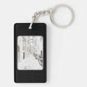 Porte-clés rue étroite italienne - fête des pères (Dos)