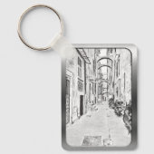 Porte-clés Rue italienne étroite - Fête des Pères (Recto)