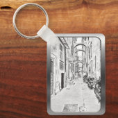 Porte-clés Rue italienne étroite - Fête des Pères (Recto)