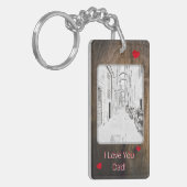 Porte-clés rue italienne étroite - jour du père (Devant gauche)