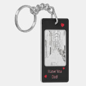 Porte-clés rue italienne étroite - jour du père (Devant gauche)