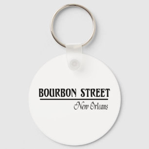 Porte-clés Rue la Nouvelle-Orléans de Bourbon
