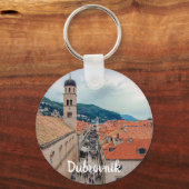 Porte-clés Rue principale de Dubrovnik, Croatie (Verso)