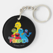 Porte-clés Rue Sésame | Amis sésame (Dos)