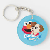 Porte-clés Rue Sésame | Badge Elmo & Tango (Devant)