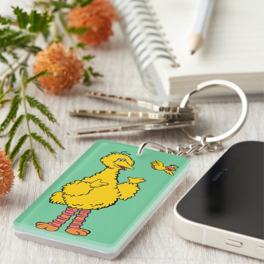 Porte-clés Rue Sésame | Big Bird & Little Bird (Devant droit)