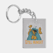 Porte-clés Rue Sésame | Cookie Monster - Toujours affamé (Devant gauche)