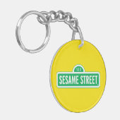 Porte-clés Rue Sésame | Logo vert (Devant gauche)