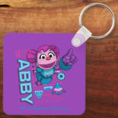 Porte-clés Rue Sésame | Mécaniciens Abby Cadabby (Verso)