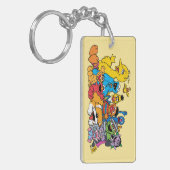 Porte-clés Rue Sésame | Portrait du groupe Pals sésame (Devant gauche)