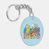 Porte-clés Rue Sésame | Rainbow Wave (Devant gauche)