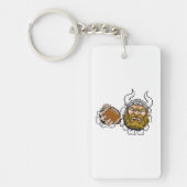 Porte-clés rugby diable (Devant)