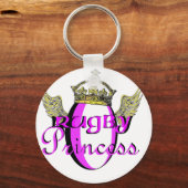 Porte-clés rugby princesse (Recto)