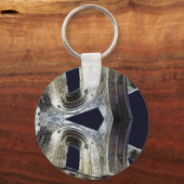 Porte-clés Ruines de l'abbaye de Glastonbury : www.AriesArtis (Recto)