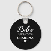 Porte-clés Rules Don't Apply To Grandma  (Recto)