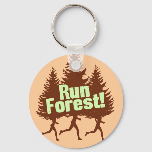 Porte-clés Run Forest (Recto)