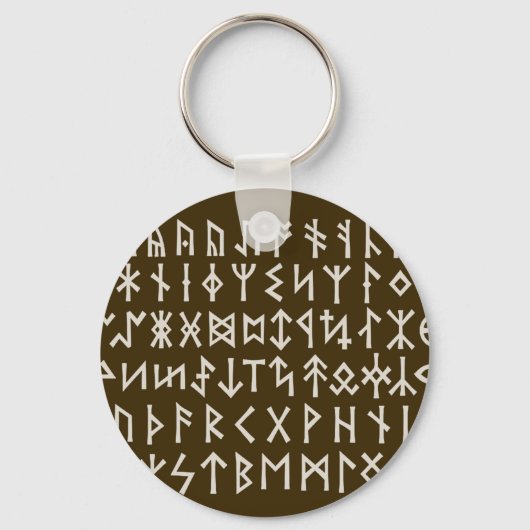 Porte-clés Runes Futhark anciens (Recto)