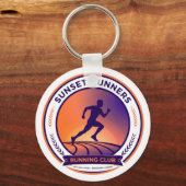 Porte-clés Running Club Sunset Runner Keychain (Verso)