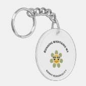 Porte-clés Running maintains my sunny personality (Devant gauche)