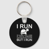 Porte-clés Running Motivation Turtle  (Recto)