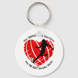 Porte-clés Rupture de Madame Soccer Keychain de barrières