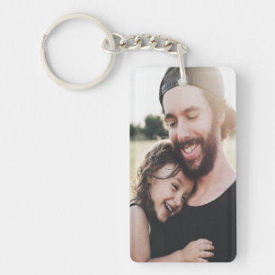 Porte-clés Russe Meilleur Papa Jamais Photo Personnalisée
