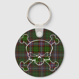 Porte-clés Russell Tartan Crâne Pas de bannière