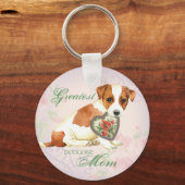 Porte-clés Russell Terrier Heart Maman (Recto)