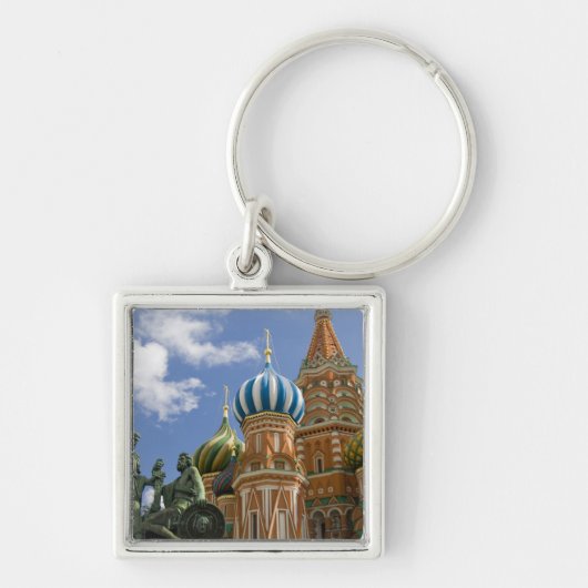 Porte-clés Russie, Moscou, place Rouge. St. Basil's 3 (Devant)
