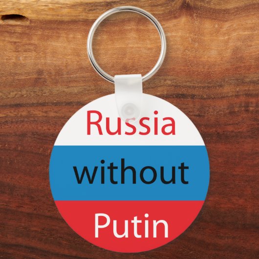 Porte-clés Russie sans Poutine (Recto)