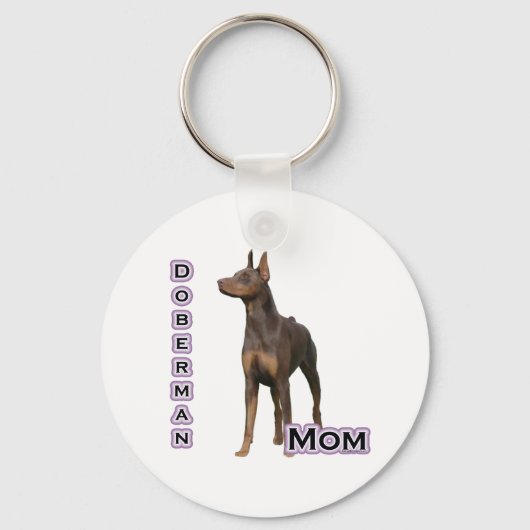 Porte-clés Rust Doberman Maman 4 - Porte - clé (Recto)