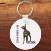 Porte-clés Rust Doberman Maman 4 - Porte - clé (Recto)