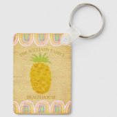 Porte-clés Rustic Boho Pineapple (Verso)