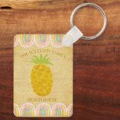 Porte-clés Rustic Boho Pineapple (Verso)