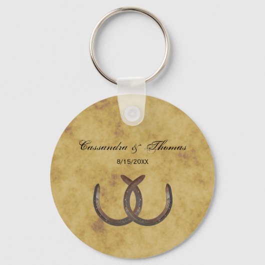 Porte-clés Rustic Horseshoes (Recto)