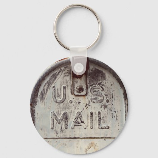 Porte-clés Rustic Mailbox - Personalizable (Recto)